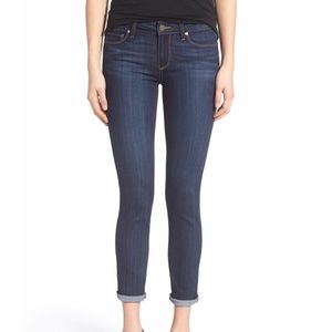 Paige Skyline Crop Zora Size 28